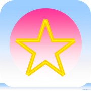 candy planet 5 point star