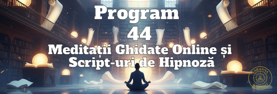 Program 44 de Meditații Ghidate Online și Scripturi de Hipnoză – Acces Integral Instant 1 44 meditatii
