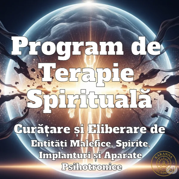 Program de Terapie Spirituala Curatare si Eliberare de Energii si Entitati Malefice Spirite Implanturi si Aparate Psihotronice